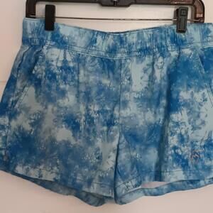 Magellan Fishing Shorts Women's Size M Blue/ White Cloudy Backpacker Sportswear